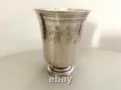 Former Timbale Footouche In Solid Silver Gold Minerve Sixte Simon Rion