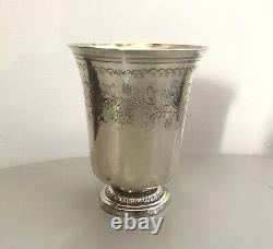 Former Timbale Footouche In Solid Silver Gold Minerve Sixte Simon Rion