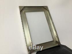 Frame Silver Hallmark Minerva Guilloche Hallmark Crown Old E300