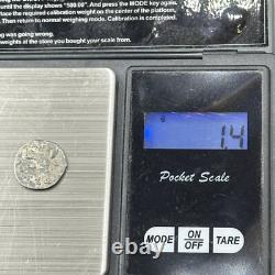 Genuine ancient Greek piece in solid silver Bactrian in good condition