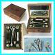 Gift Box Sewing Kit Old Xix Silver French Sewing Box Case