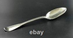 Grand Cuillère Ancienne Argent Massif 18 Eme Ancienne French Spoon XVIII