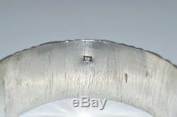 Great Old Silver Cuff Bracelet Punch North Africa Jewel 139.4 G