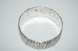 Great Old Silver Cuff Bracelet Punch North Africa Jewel 139.4 G