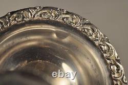 Hand Candlestick Antique Solid Silver Rat Cave Antique Silver