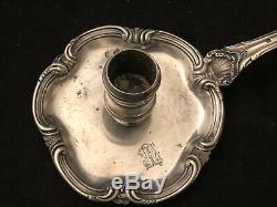 Hand Candlestick Old Sterling Silver With Candlestick Antique Bead