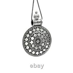 Handmade Indian Jewelry 925 Silver Massive Appearance Old Pendant I96