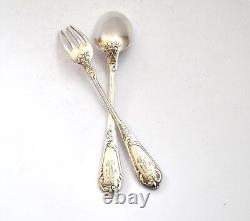 Henri SOUFFLOT, Antique Rocaille Silver Cover in SOLID SILVER Minerve monogrammed JC