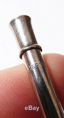 Hermes Hermès Old Pocket Pencil For Silver Notebook Circa 1930