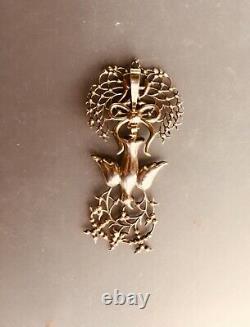 Holy Spirit Pendant Ancient Silver / Ancient French Silver Holy Spirit During