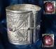 Huge Antique Bracelet 193g Solid Silver, 3 Star Rubies 15 Carats