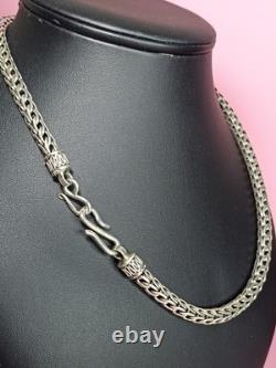 Important old chain in solid silver