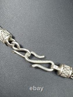 Important old chain in solid silver