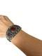 Important Vintage 19th Century Solid Silver Cuff Bracelet Floral Antique