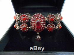 In Old Bracelet Regional Garnets Silver On De Boheme