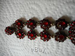 In Old Bracelet Regional Garnets Silver On De Boheme