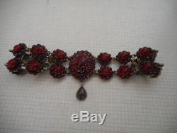 In Old Bracelet Regional Garnets Silver On De Boheme