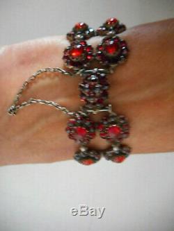 In Old Bracelet Regional Garnets Silver On De Boheme