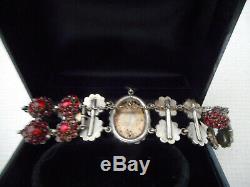 In Old Bracelet Regional Garnets Silver On De Boheme