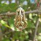 Key, Old Hook For Pocket Watch Chain / Chatelaine / Silver Plated Gold