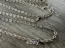 Large Antique Silver Necklace Length 2040 mm