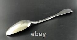 Large Antique Solid Silver 18th Century Spoon