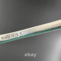 Large Antique Solid Silver 18th Century Spoon