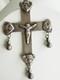 Large Regional Antique Silver Cross Pendant