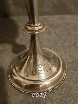 Large Solid Silver Chalice LONDON Antique 19th Century