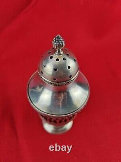Large Solid Silver Sugar Shaker from the 19th Century Minerve Antique, Height 17.5 cm