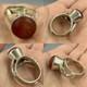 Large Antique Roman Ring In Solid Silver, King Agate, Intaglio Form