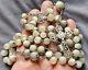 Large Antique Solid Silver Rosary With Mother-of-pearl Beads