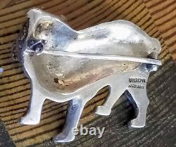 Little Antique Spindle Silver Bouledogue Sterling