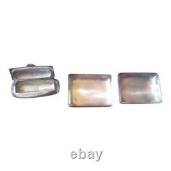 Lot 2 antique pill boxes in 925 sterling silver