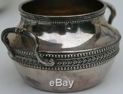 Lot Of Ancient Objects In Solid Silver Punch Minerve Head 580 G