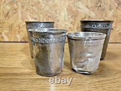 Lot Silver Massif Weight 215gr Old Timbals, Minerva Poin