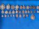 Lot Of 32 Antique Religious Medals In Solid Silver No. 8