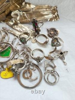Lot of Antique Jewelry / Broken / To Restore / Melt Down Or Salvage. 74.91 Grams