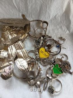 Lot of Antique Jewelry / Broken / To Restore / Melt Down Or Salvage. 74.91 Grams