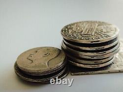 Lot of Solid Silver Medals 387g Numismatic Collection Ancient Medals