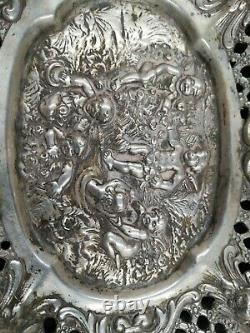 Magnific Ancien Plat Scissored Silver Display Massif Manufacture German