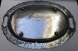 Magnificent Grand Course In Silver Chinese Massif Former Chinese Export Silver