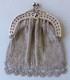 Massive Silver Mesh Coin Purse 19th Century 68g