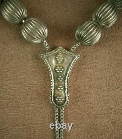 Muslim Chain Of Prayer Old Tesbih In Massive Silver