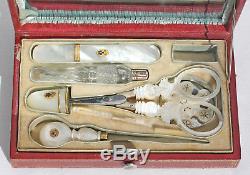 Nacre Palais Royal Old Sewing Kit Sewing Antique Sewing Scissors