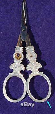 Nacre Palais Royal Old Sewing Kit Sewing Antique Sewing Scissors