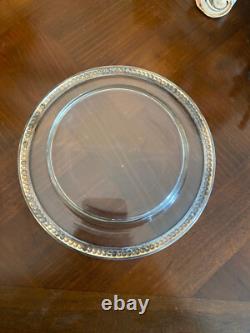 Night Service Antique in Crystal & Solid Silver Minerva Paris 1900 Debain