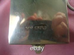 OLD DOUBLE SILVER PICTURE FRAME ENGLISH LONDON SILVERSMITH COHEN and SOLOMAN