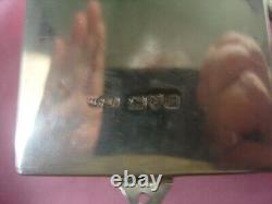 OLD DOUBLE SILVER PICTURE FRAME ENGLISH LONDON SILVERSMITH COHEN and SOLOMAN