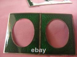 OLD DOUBLE SILVER PICTURE FRAME ENGLISH LONDON SILVERSMITH COHEN and SOLOMAN